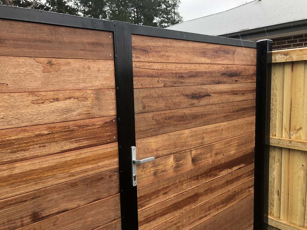 Merbau exposed frame black Kilmore