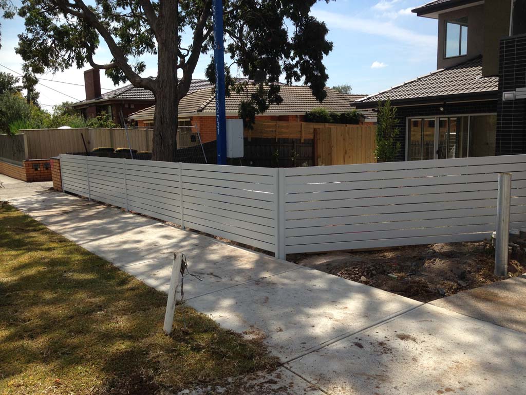 Slat Fence surfmist northcote