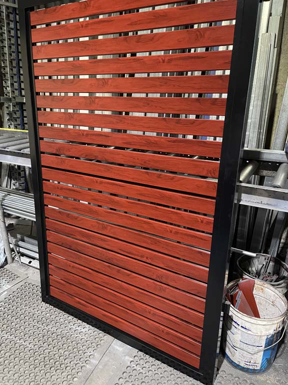 Slat timber look wood grain Wallan