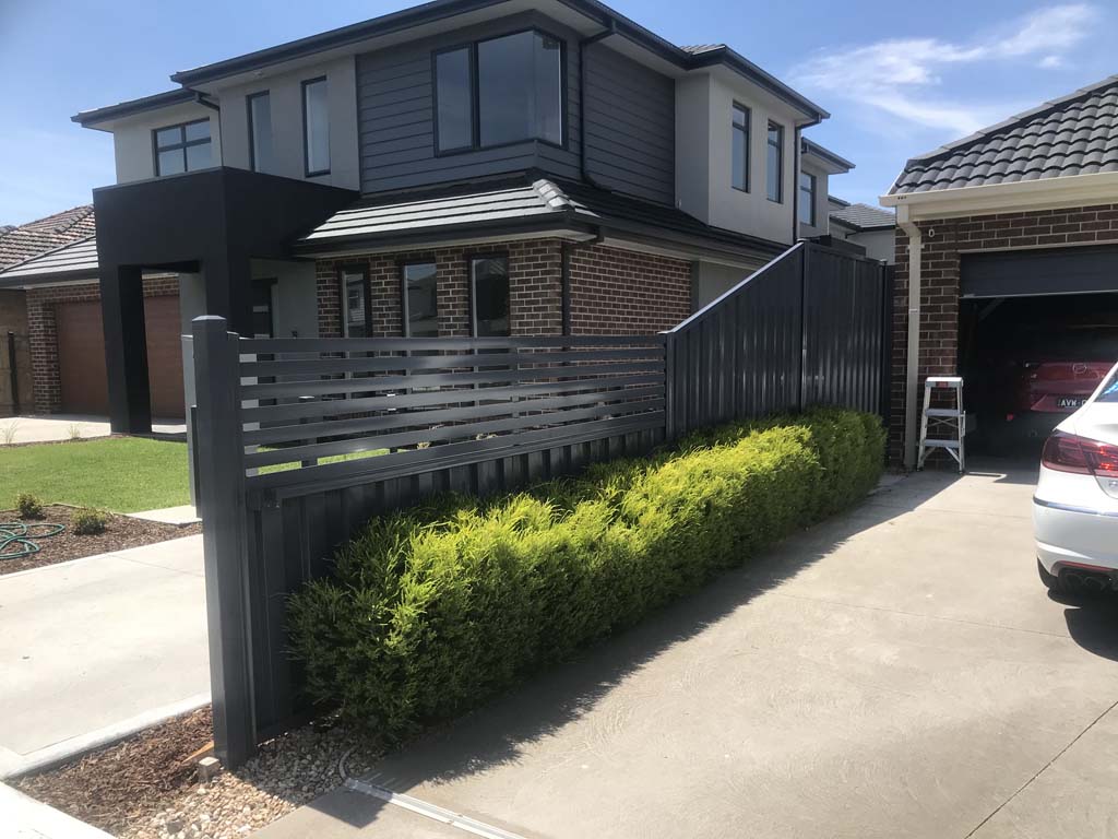 Colorbond with custom slats