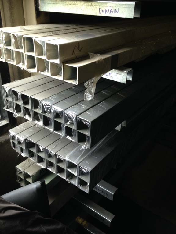 Powder coated posts