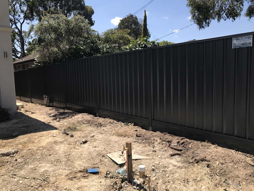 Tall colorbond fence templestowe